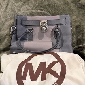 Michael Kors Two-Tone Gray Satchel